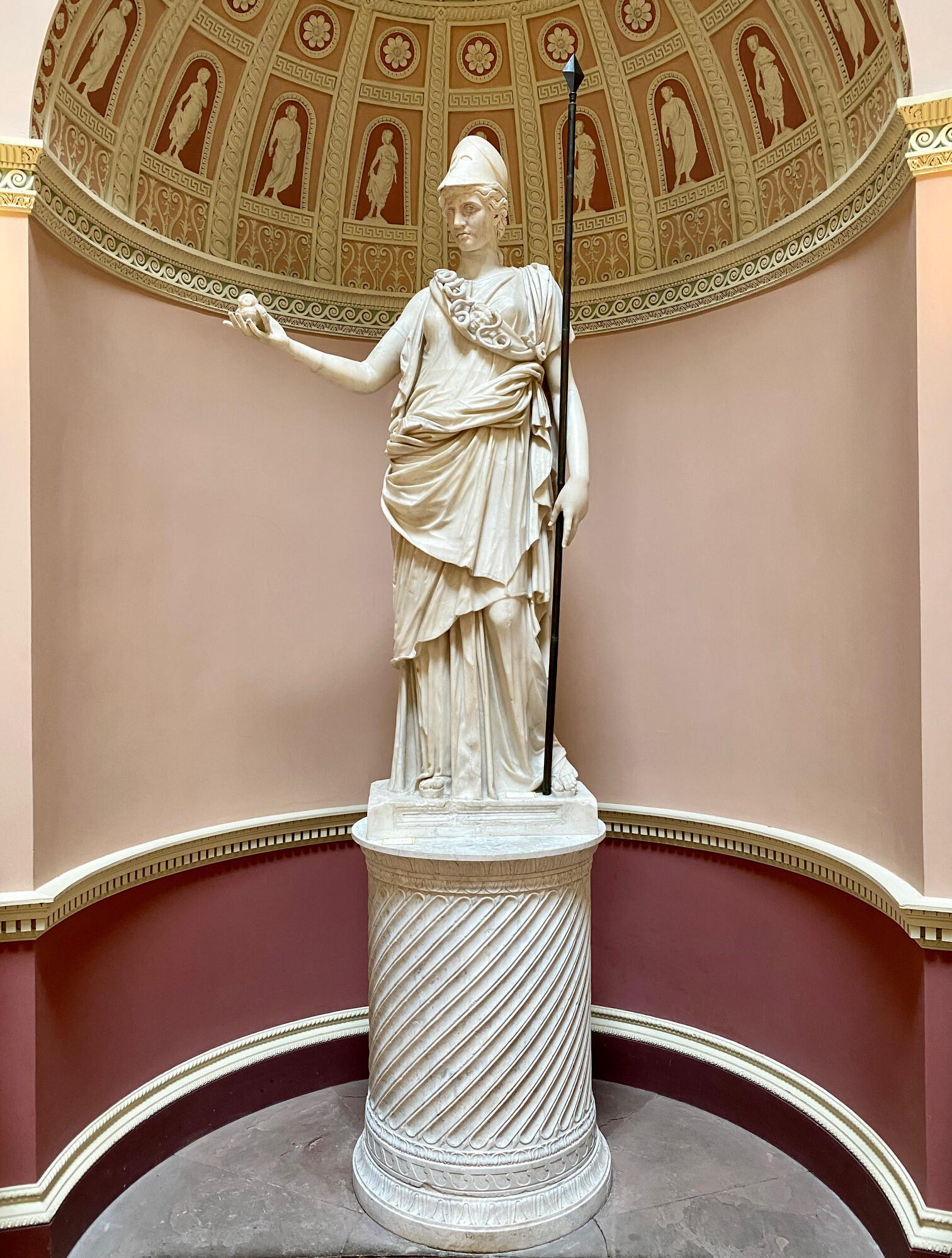 Halsted Athena Statue of Athena, Roman, first half of the 1st century CE, Marble, Height 74.5 in.